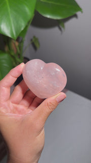 Rose Quartz Heart - 18