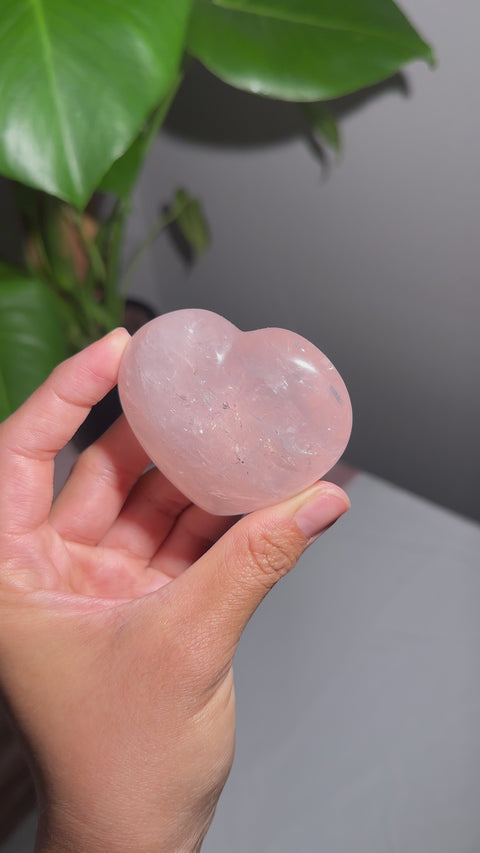Rose Quartz Heart - 18