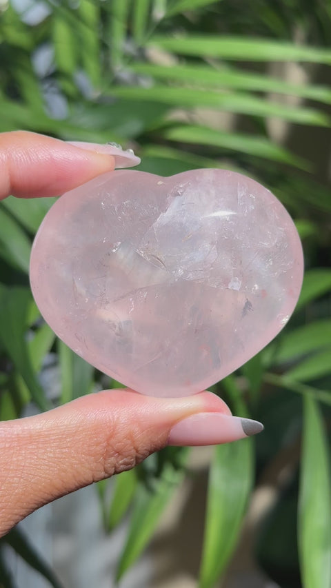 Gemmy Rose Quartz Heart - 12E