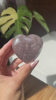 Rainbow Amethyst Heart - 62