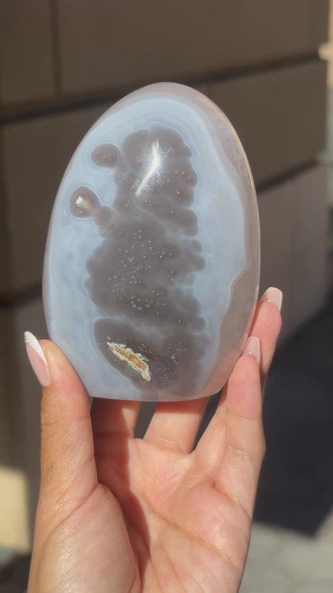 Orca Agate x Amethyst Freeform - 59