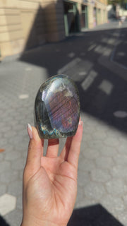Hot Pink & Purple Labradorite Freeform - 39
