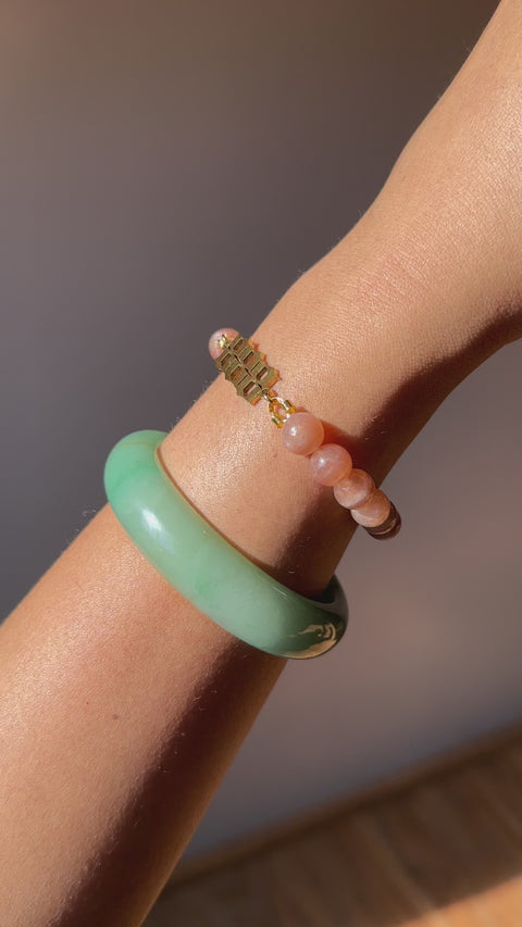 Sunstone Angel Number Bracelet