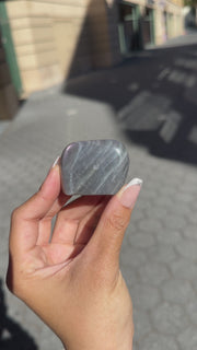 Mermaid Purple & Silver Labradorite Freeform - 12