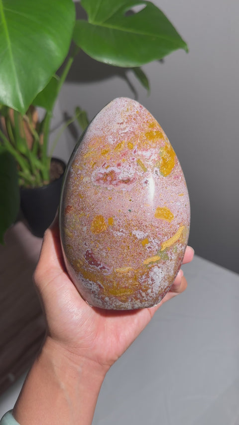 Strawberry Mauve Sea Jasper Freeform - 89