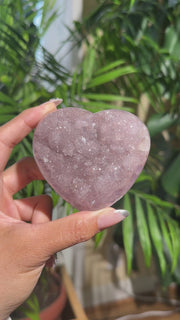 Rainbow Amethyst Heart - 73