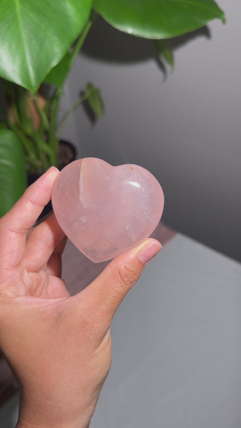 Rose Quartz Heart - 18