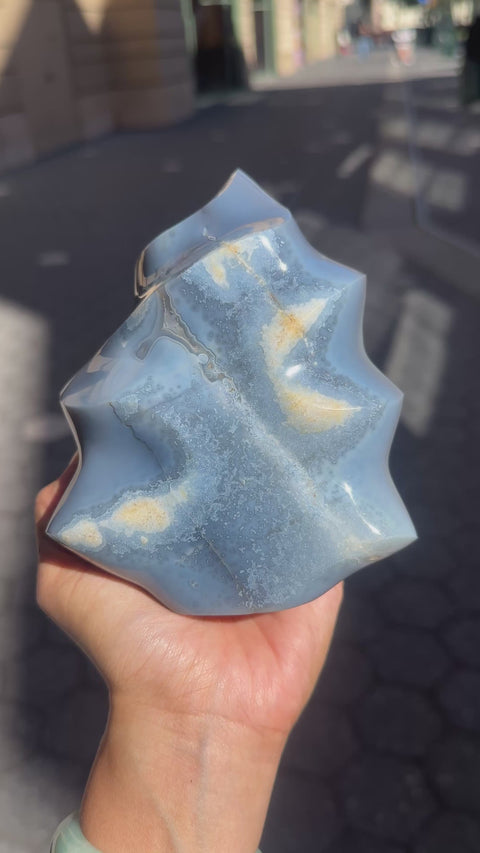 Night Sky Agate Flame - 123