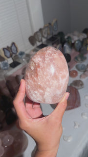 Sparkly Pink Flower Agate Freeform - 77