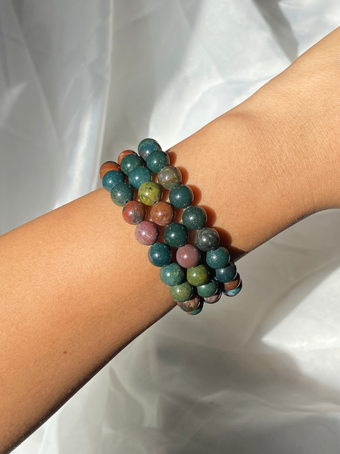 Indian Agate Bracelet (SECURITY)