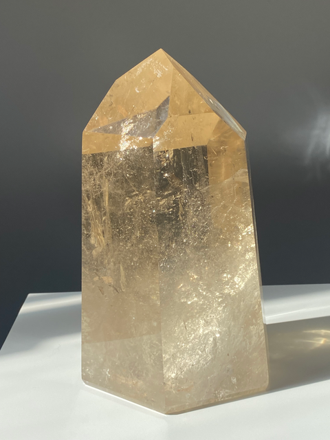 5.42lb. Statement Honey Citrine Tower