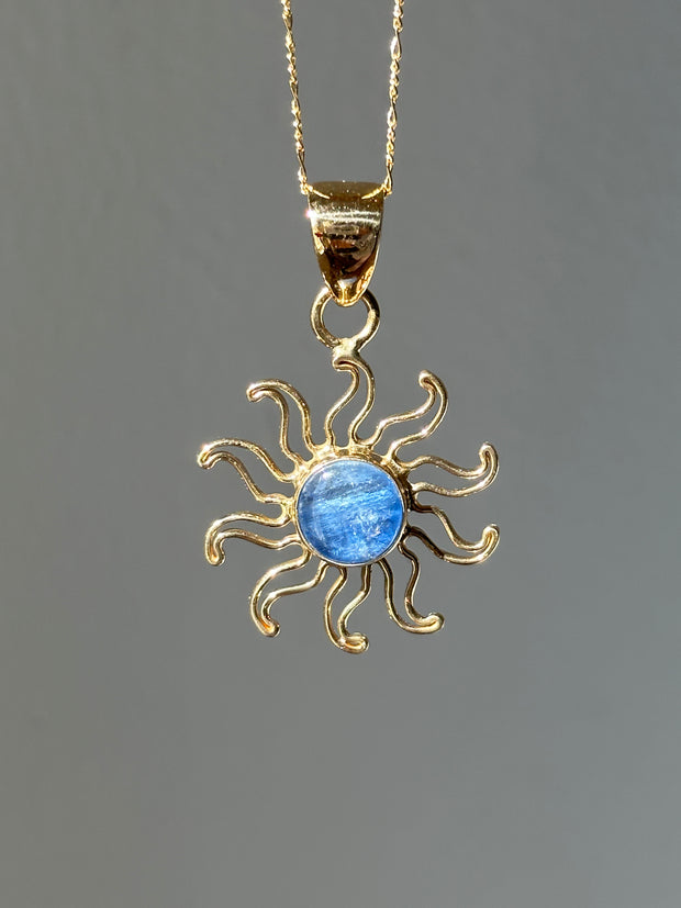 Kyanite Sun Pendant