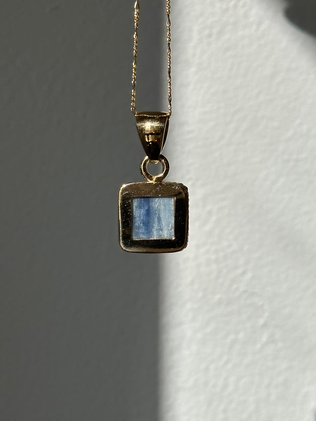 Kyanite Square Pendant