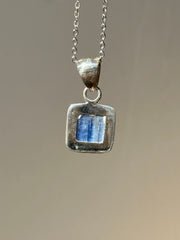 Kyanite Square Pendant