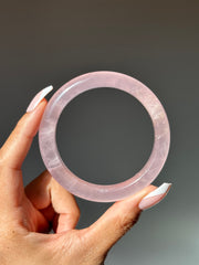 Rose Quartz Bangle 59.2mm (J)