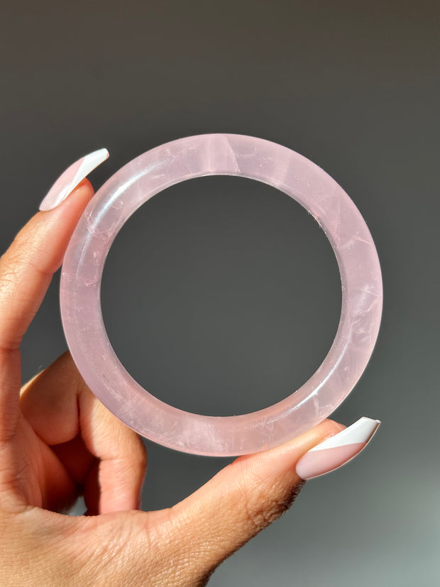 Rose Quartz Bangle 59.2mm (J)