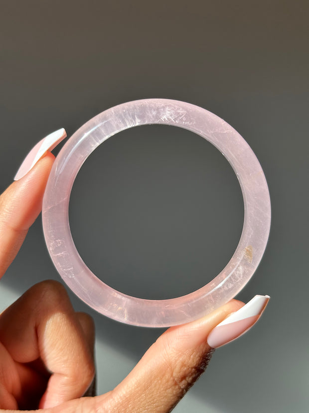 Rose Quartz Bangle 53.8mm (AR)