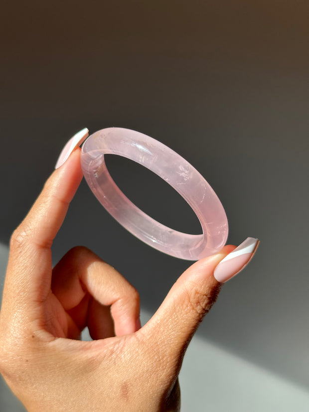 Rose Quartz Bangle 53.3mm (AT)