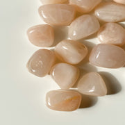 peach moonstone crystal tumbles