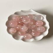 mini rose quartz spheres